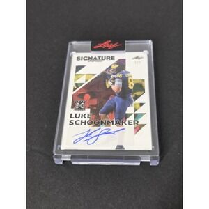 2023 Leaf Signature Series Luke Schoonmaker Autograph BA-LS1 1/1 Rookie Card